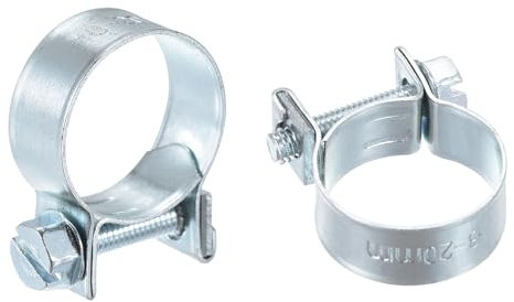 QUARKZMAN 15pz Morsetto Tubo Flessibile Raggi Carburante, Morsetto Tubo Iniezione Carburante Regolabile 18-20mm Clip per Tubo Morsetti per Tubi per Idraulica Automobilistica Industriale