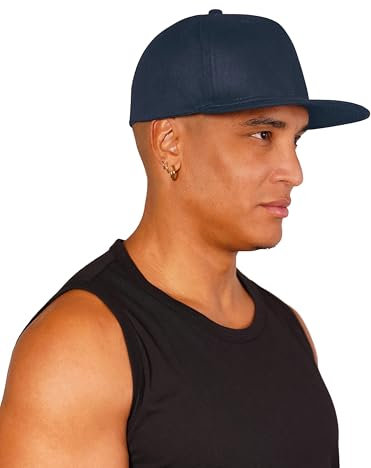 STARK SOUL Stylische Snapback-Cap für Herren und Damen „Urban Legend“, One Size: Kopfumfang 56-60 cm, Farbe: Marineblau