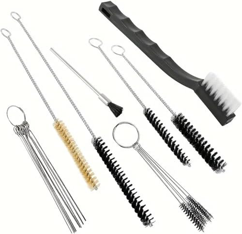 Tilswall 17PCS HVLP Spray Gun Cleaning Kit, Specializes in Paint Sprayer, Paint, Dirt, and can be Used with All Types Of Paint Thinners and Gun Cleaning Solvents