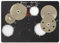 IBVIVIC Schlagzeugteppich 180x140cm Reine Farbe, Professioneller Rechteckiger Teppich für Elektronisches Jazz Schlagzeug Kit, Bass und Snare Drum und Andere Instrumente, Schwarz