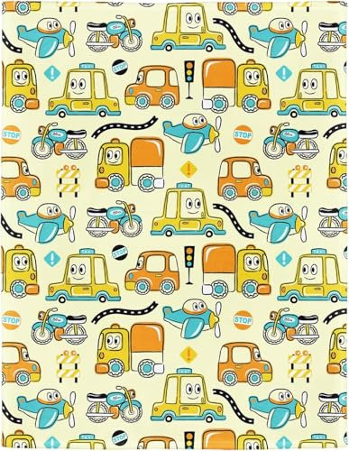 ZHATWU Niedliche Cartoon Muster Kuscheldecke Decke Für Kinder, Flauschig Weich Decke, Flanell Fleecedecke, Kleine Gelbe Enten, Geschenke Für Jungen Mädchen, 200x200 cm (15,135x200cm)