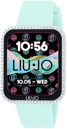 Liu Jo - Smartwatch da donna in Gomma - Mini Slim SWLJ164 - Display da 1.65 Amoled - Compatibilità con iOS e Android - Funzione Fitness - Chiamata vocale tramite dispositivo - Impermeabile IP67