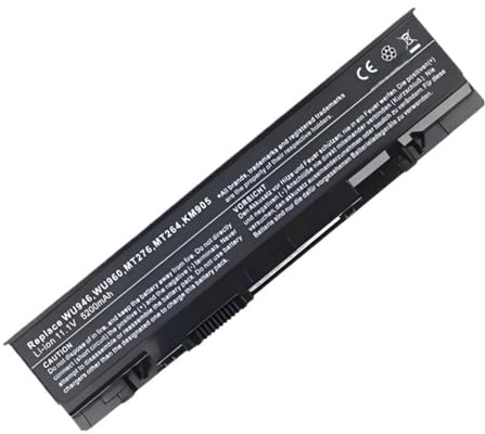 Batterie d'ordinateur Portable,Compatible avec Dell Studio 1535 1555 PP33L 1536 1557 1557 1537 1558 KM887 WU946 WU960 WU965 MT276 MT264 KM905 PW773 KM904.