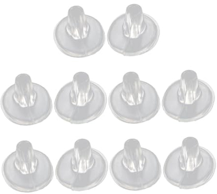 LOLIPPYY 5 Paare Transparente Gel Zehenschutz Pads für Zehenzwischenraum Rutschfest Flexibel Unsichtbar für Zehenschutz in Zehentrennern Sandalen High Heels Schützt vor Blasen und