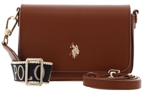 U.S. POLO ASSN. Umhängetasche Mansion Flap Crossbody Bag Tan hellbraun