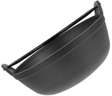 FRCOLOR Gusseiserner Outdoor Dutch Oven Kochgeschirr mit Tragegriff Vielseitiger Camping Picknicktopf für Eintöpfe Braten und Grillen Gleichmäßige Hitzeverteilung Leicht zu Reinigen