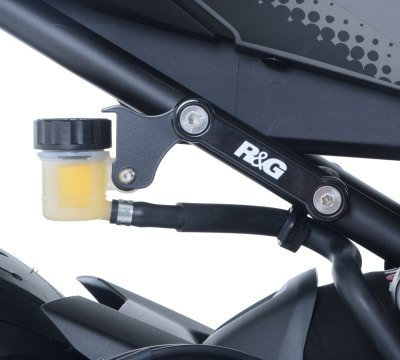 R&G RACING - Cache-Orifices Repose-Pieds Arrière Argent compatible avec Yamaha Mt-07 - BLP0032SI