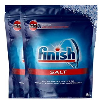 Finish Dishwasher Salt - 2kg (pack of 2)