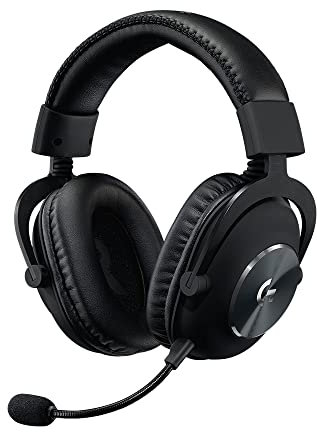 Logitech G PRO Gaming Headset 2nd Generation Comfortable and Durable with PRO-G 50 mm Audio Drivers, Aluminum, Steel and Memory Foam (for PC, PS4, Switch, Xbox One, VR), Black (Renewed)