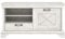 FORTE Kashmir TV-Unterschrank mit 1 Tür und 1 Schublade, Holzwerkstoff, Pinie Weiß , 48,2 x 122,7 x 66,6 cm
