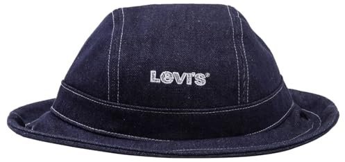 Levi's Unisex Denim Bucket Hat Hats, Blue Jeans, M