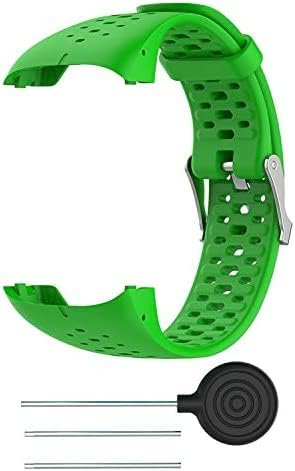 INF Bracelet Compatible avec Polar M400/M430, Bracelets en Silicone de Remplacement Compatible avec Polar M400/M430,Vert