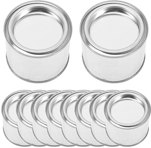 VICASKY 10 Piezas Almacenamiento De Artes y Oficios Latas De Pintura Recipientes con Tapas Contenedor De Pintura De Retoque Pintura Vacía Tanque De Almacenamiento Planchar con Cubierta