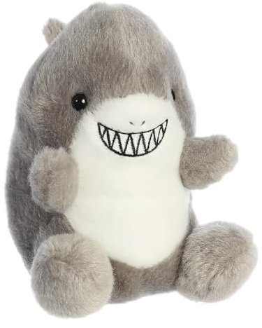 Aurora, 33685, Palm Pals Chomps Shark 5In, Soft Toy, Grey 7 White