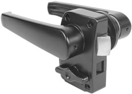 Verrou de porte de camping-car, caravanes, toilettes, salle de bain, bouton de verrouillage de porte de modification, meubles de bateau, accessoires de camping-car, pièces noires