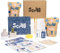 Sculpd Pottery Starter Kit - Complete Air Dry Clay Beginner Set for 2 Adults: Sculpting Tools, Paint Brushes, Guide, Video Tutorials (Gloss Varnish Original Packaging)