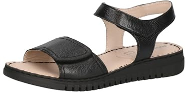 Caprice Damen Sandalen flach aus Leder Bequem