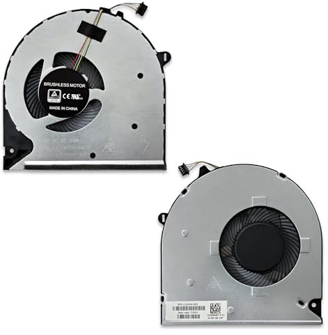 Ventola CPU Fan compatibile con HP 15-dw, 15-gw, 250 G8, 250 G9 | Ventola di reffreddamento L52034-001, DC28000N6F0, DFS5K12114464N [4 pin - diametro 55 mm]