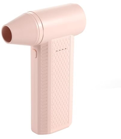 Zwfjcmsa Mini Ventilador portátil de mano plumero de aire de 4 niveles ajustables para teclado y limpieza de coche, color rosa seco