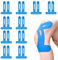PreCut Kinesiotapes, 10 Stück Kinesiologie Tape, Blau PreCut Kinesiotapes Knie, Knie Kinesiotape, Kinesiotapes Vorgeschnitten, Hautfreundliche Kinesiotapes Vorgeschnitten, Elastisches