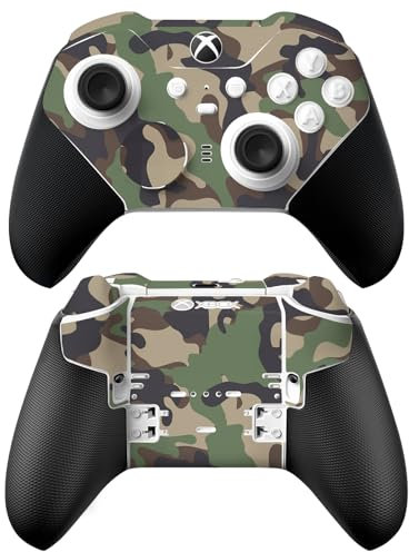 Head Case Designs Braun Und Grüner Camo Tarnung Vinyl Haut Gaming Aufkleber Abziehbild Abdeckung kompatibel mit Xbox Series X & S Elite Wireless Controller Series 2