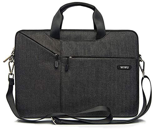 Laptop Schulter Tasche WIWU Umhängetasche/Laptoptasche für Laptop / Tablet mit Bildschirmdiagonale 13.3 zoll mit Viele Fächer und Bequeme Trageschlaufe -Premium Herrentasche und Damen Handtasche