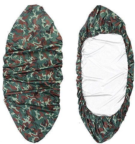 Yundxi Sonnenschutz Wasserdichte Boot Abdeckung, Staubschutz Bootsplane, Persenning - 0.6-1M Breite Kajak Kanu Boot Abdeckplane- Camouflage