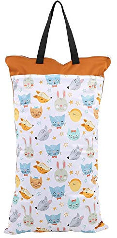 Stoff Windel Tasche Große Hängende Wasserdichte Trockene Wiederverwendbare Waschbare Baby Stoff Windel Tasche(EF160)