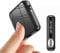 TDW Mini Diktiergerät, Mini Aufnahmegerät 16GB Diktiergerät mit Mikrofon Stimmenaktivierung Klein Abhörgerät Voice Recorder für Aufzeichnung Vorlesung Treffen Interview, Schwarz