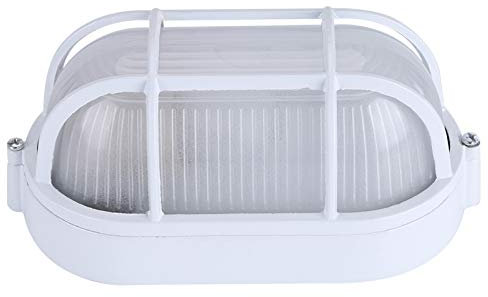 Lampe Anti-déflagrante, Garde d'abat-Jour d'éclairage Anti-déflagrante Ovale à Hautes températures Ronde Ovale pour Le hammam de Sauna(#1)