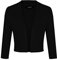 MINTLIMIT Knitted Cardigan Women Girls Cute Vintage 3/4 Sleeve Front Buttons Cardigan Shrug Black XXL