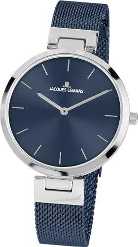 JACQUES LEMANS Damen-Uhren Analog Quarz One Size Blau 32016529