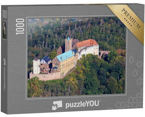 puzzleYOU: Puzzle 1000 Teile „Die Wartburg in Eisenach, wo Martin Luther die Bibel übersetzte“ – aus der Puzzle-Kollektion Burgen
