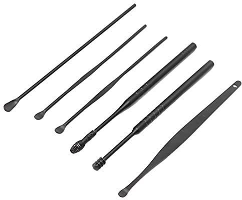 Cuchara para Orejas, Palillo de Acero Inoxidable para Limpiar las Orejas para Limpiar las Orejas