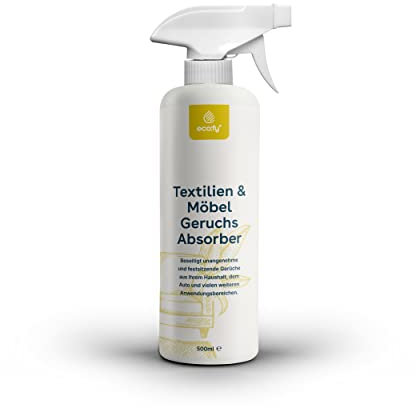 eco:fy Geruchsentferner Spray Geruchsneutralisierer Geruchsabsorber Textilerfrischer Entfernt festsitzende Gerüche fasertief (0,5 Liter)