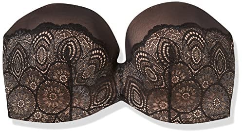 Wonderbra Women Refined Glamour Ultimate Strapless Bra, Black, 32DD