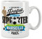 Mug foot Marseille - Je ne suis pas parfait mais je suis supporter de l'OM. Cadeau - Anniversaire - Noël - fête. Pour amis, famille. Céramique haute qualité 11oz - 320 ML