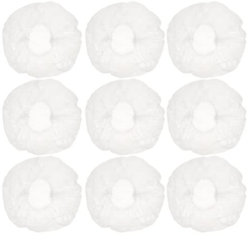 Lurrose Disposable Shower Caps Women Shower Cap Bulk Clear Bath Hat Waterproof Bath Hat for Home Spa Salon Hotel