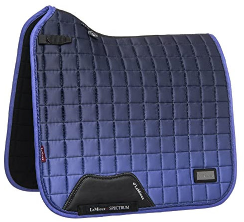 LeMieux Dressur Spectrum Square Schabracke - Schabracken für Pferde - Reitausrüstung und Zubehör (Bluebelll - Large)