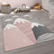 Paco Home Teppich Kinderzimmer Kinderteppich Spielteppich Junge Mädchen 3D Optik Modern Pastell Berge Wolken Sterne, Grösse:120x170 cm