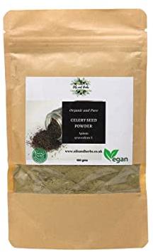 Organic Celery Seed Powder - Apium graveolens L -100% Pure, Clean and Natural