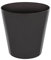 Home Garden Ornaments Plant Pots Indoor Durable Indoor Plant Pot - Aga Plastic Cache Pot Vibrant Colours Flower Pots (Diameter: 24cm, Colour: Black)