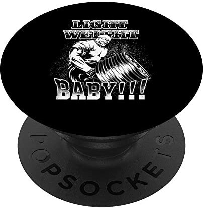 Leichtes Baby – Ronnie Coleman Row – Gym Motivational PopSockets mit austauschbarem PopGrip