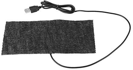 Tapis Chauff USB En Fibre De Carbone 20x10cm Coussin Chauff 5V Idéal Pour Le Bureau Et La Maison Tapis De Souris Couverture Chaude Pratique Pour Les oides Journées D'Hiver