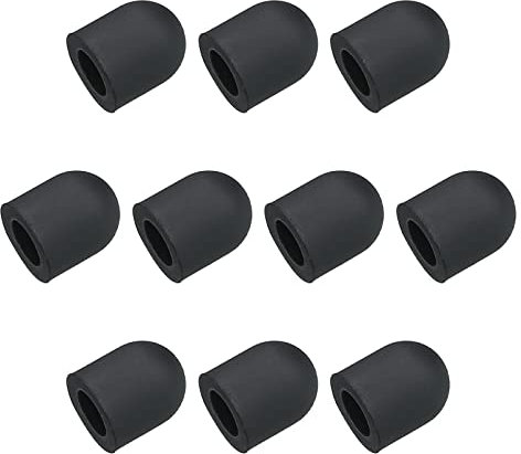 sourcing map 15 Stück Stylus Pen Tips Conductive Silicone Gummi Capacitive Touch Screen Pens Tip Soft Universal Ersatz 6mm