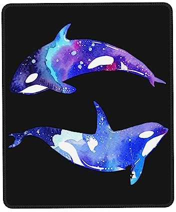 COMAAM Orca Killerwal Multi Größe Gummi Lock Mousepad (vertikal) Büro Pad Haushalt Mousepad