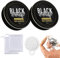 Grau Glanz Haarseife Seife Haare 2 pcs Revitalisierungsbar Grey Hair Removal Soap Natural Cover Grey Coverage bar Shampoo Hair Shampoo Riegel für Graues Haar Gray Hair Mit Massagebürste Schaumstoff