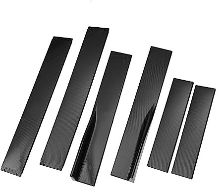 Seitenschweller Schweller Reparaturblech Für SEAT Für Leon FR 5F MK1 MK2 MK3 MK3.5 Für SEAT Für Ibiza 2,2 M Seitenschweller Verlängerung Rocker Panels Lippensplitter Diffusor Winglet Flügel (Farbe :