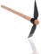 15.7in Pick Mattock Zappa, Piccone Per Diserbo in Acciaio al Carbonio con Manico Lungo in Legno Attrezzo da Giardino Giardinaggio Attrezzo Manuale Multiuso Per Scavo, Giardinaggio, Campeggio, Prospezi