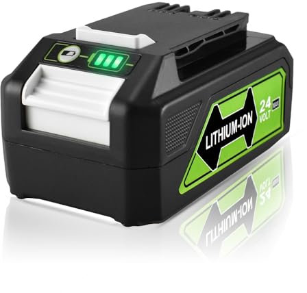 aunstarwei 24V 4.0Ah Ersatzakku für Greenworks 24V Akku 29842 29852 BAG708 BAG711 Kompatibel mit Greenworks Akku 20352 22232 2508302